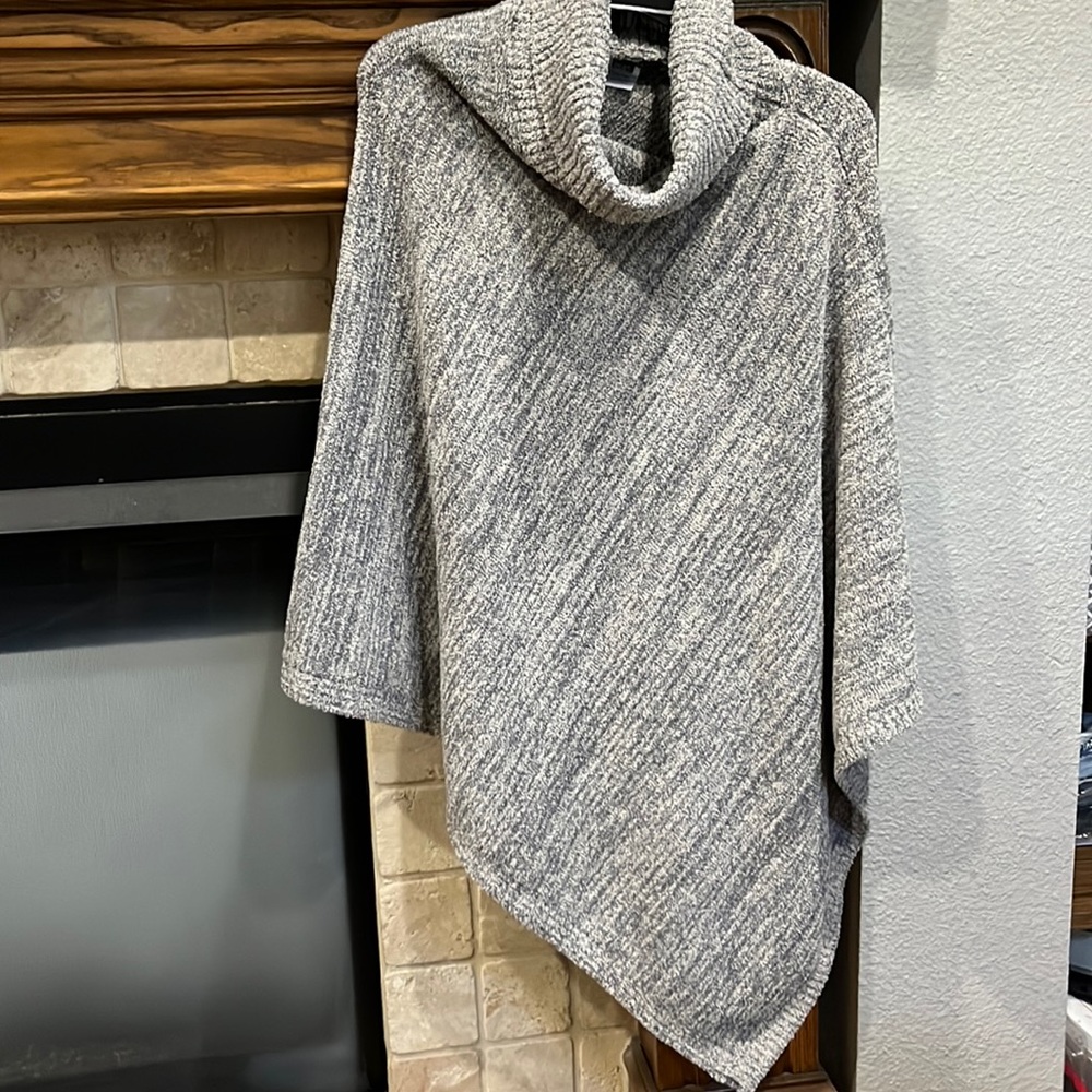 Barefoot Dreams turtleneck poncho